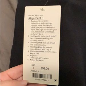 Lululemon Align Pant II